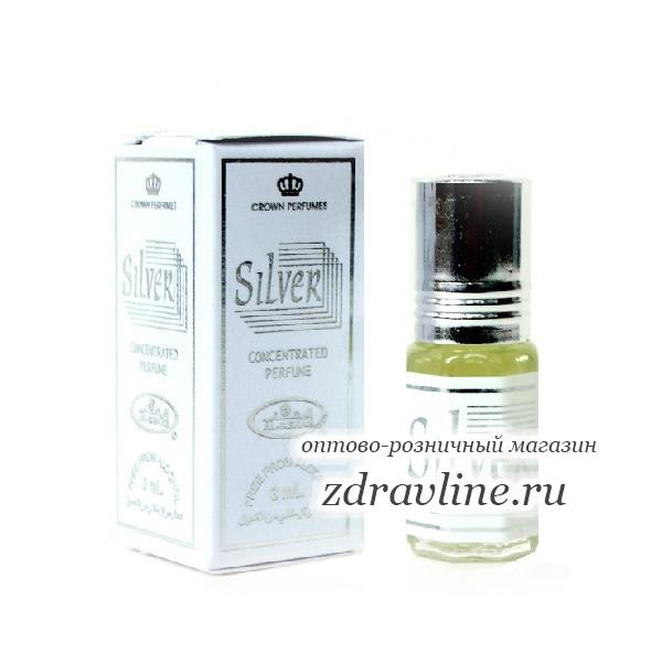 Арабские масляные духи Silver Al-Rehab, 3 мл