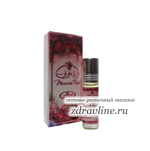 Арабские духи Moroccan rose Al-Rehab (Марокканская роза) 6 мл