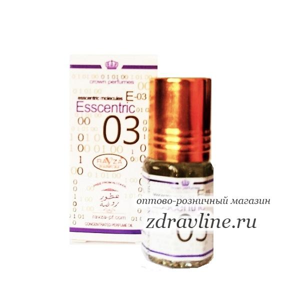 Духи Escentric Molecule 03 Эксцентрик Молекула 03 Ravza Parfum 3 мл