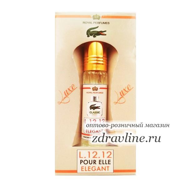 Масляные духи Lacoste Elegant Pour Elle L.12.12 Лакост Элегант Пур Элль Л. 12.12