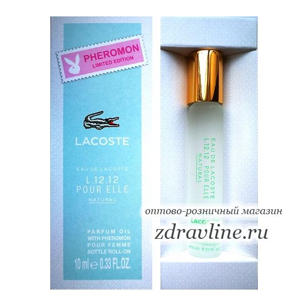 Женские духи с феромонами Lacoste Eau de Lacoste L.12.12 Pour Elle Natural 