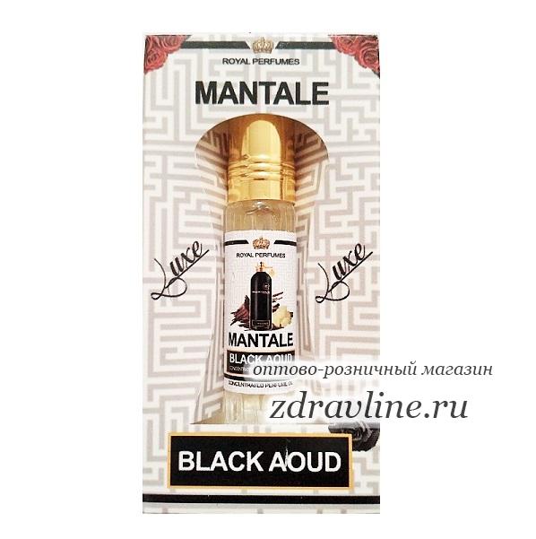 Масляные арабские духи Черный Уд Монталь Black Aoud Montale Ravza Luxe