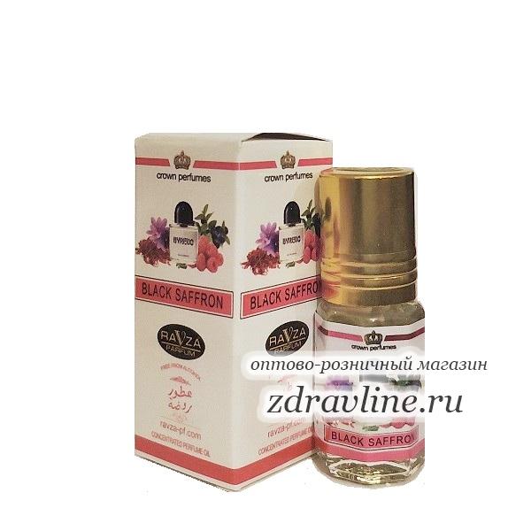 Масляные духи Black Saffron Byredo Черный Шафран Байредо Ravza 3 мл