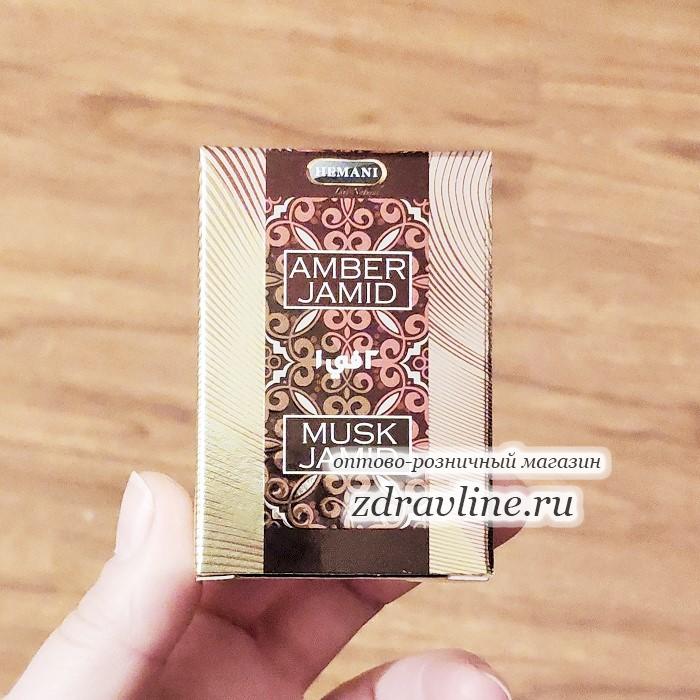 Сухие (твердые) духи MUSK & AMBER JAMID