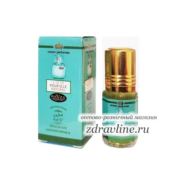 Масляные духи Eau de Lacoste L.12.12 Pour Elle Natural Лакост Пур Елле Натурал