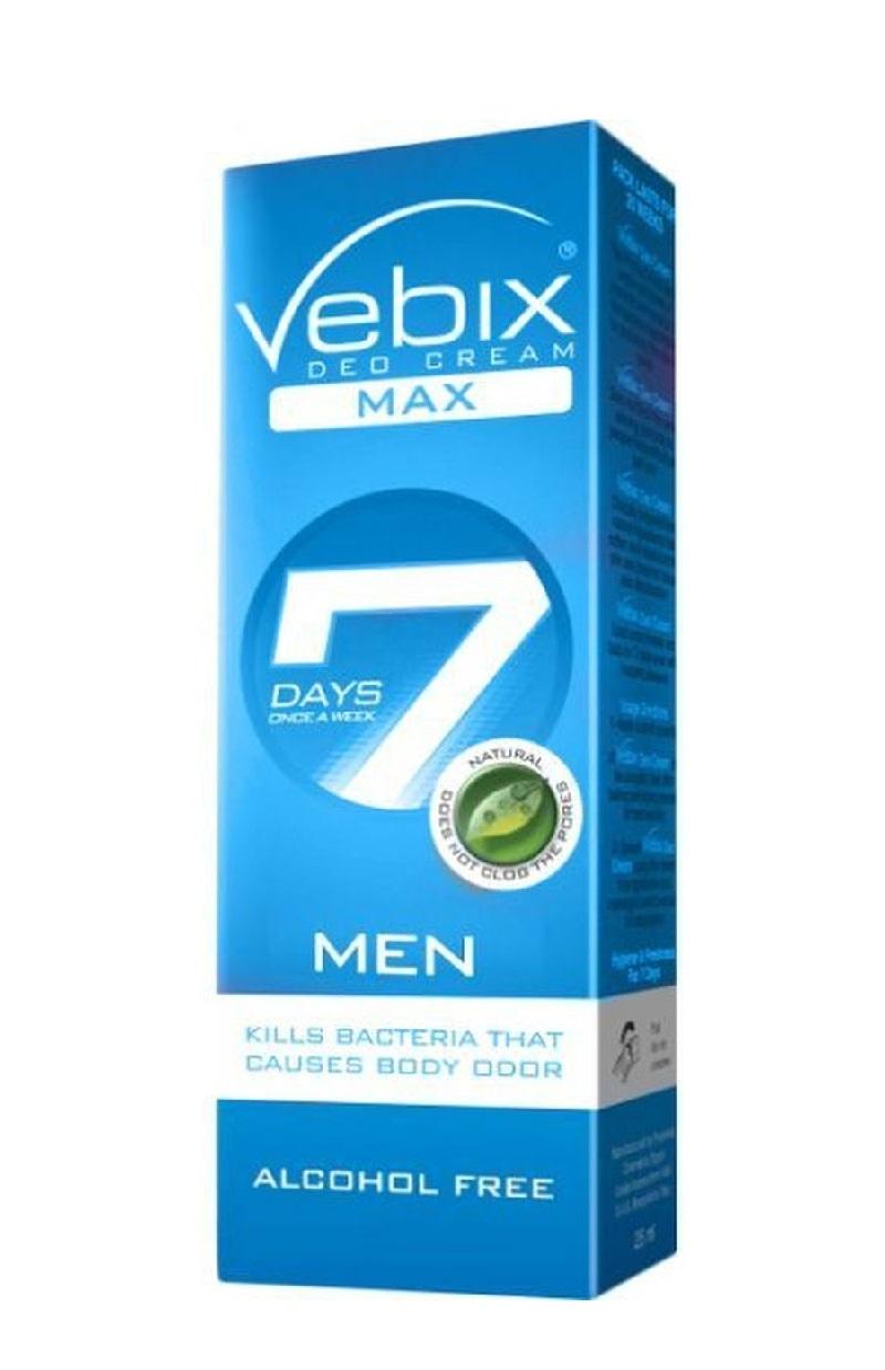 Дезодорант крем от пота VEBIX DEO CREAM MAX для мужчин 25 гр
