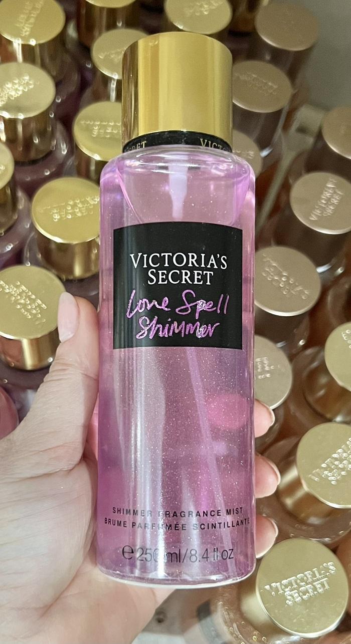 Парфюмированный спрей мист для тела Victoria's Secret Love Spell Shimmer 250 мл