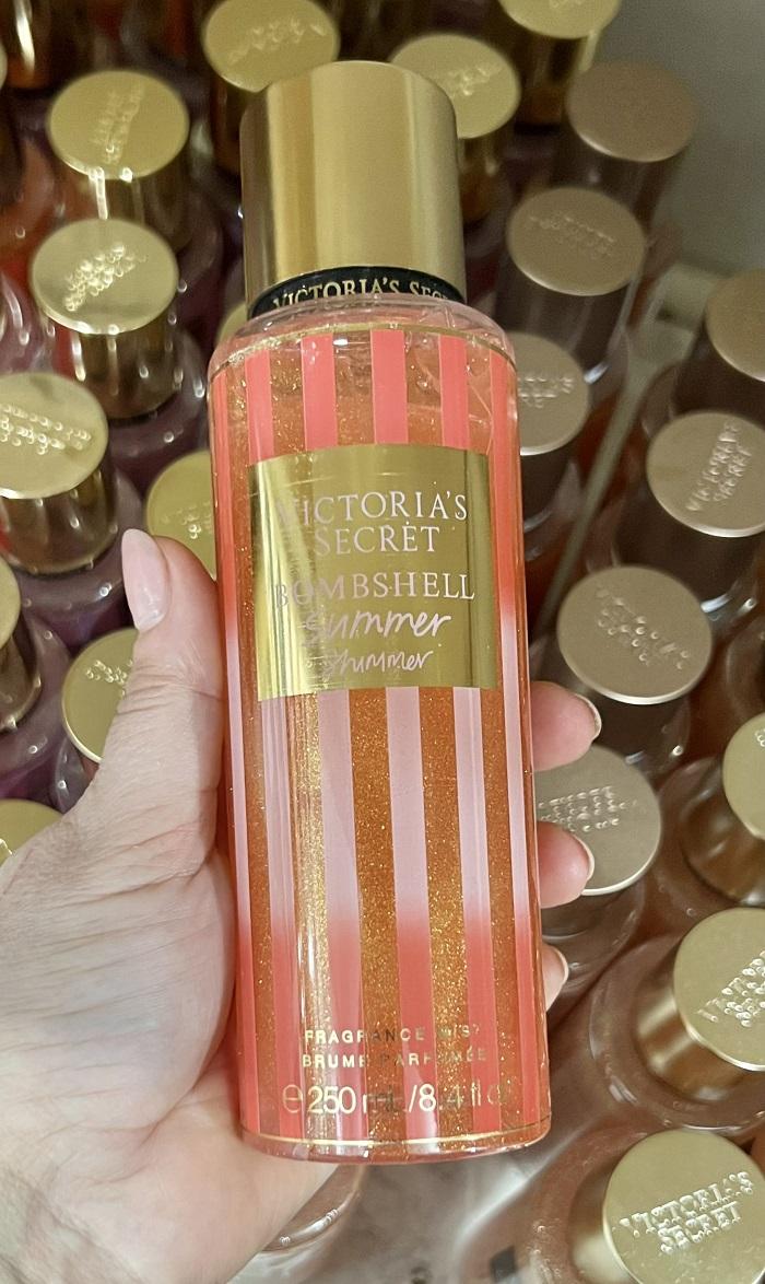 Парфюмированный спрей мист для тела Victoria's Secret Bombshell Shimmer 250 мл