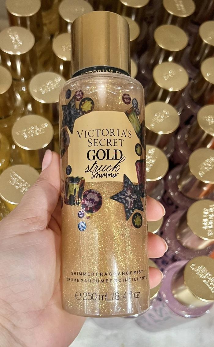 Парфюмированный спрей мист для тела Victoria Secret Gold Struck Shimmer 250 мл
