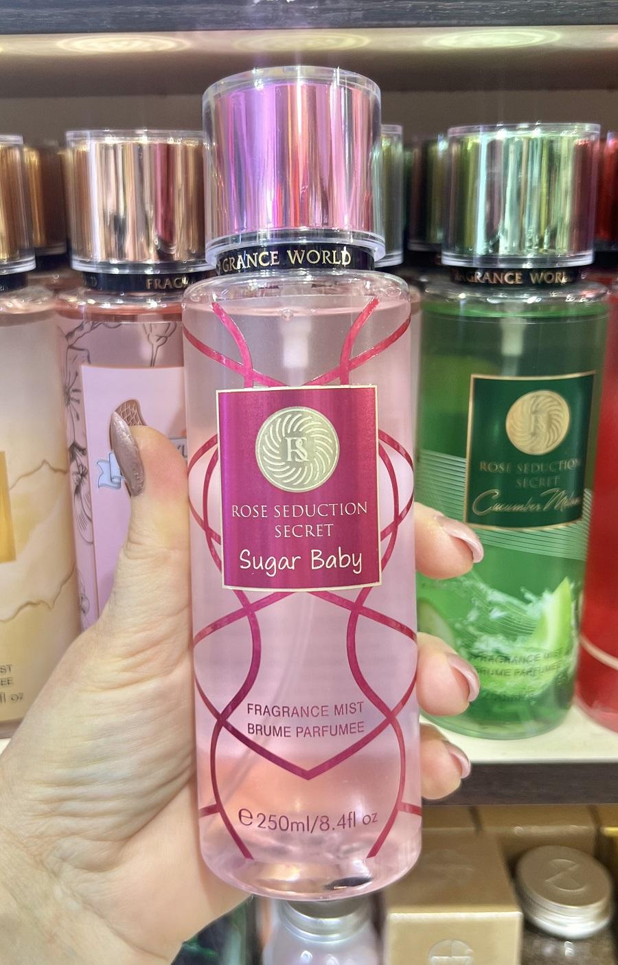 Шиммер для тела Rose Seduction Secret Sugar Baby Fagrance Mist