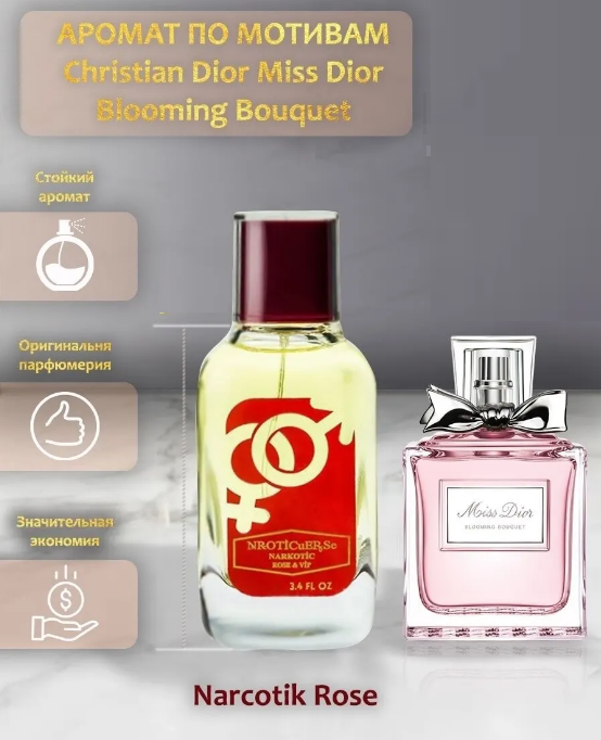 NROTICuERSe Narkotic VIP 3006 Christian Dior Miss Dior Blooming Bouquet Мисс Диор Блуминг Букет 50 мл
