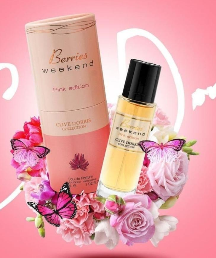 Духи Berries Weekend Pink Edition Clive Dorris Барбери Уикенд Пинк Burberry Weekend