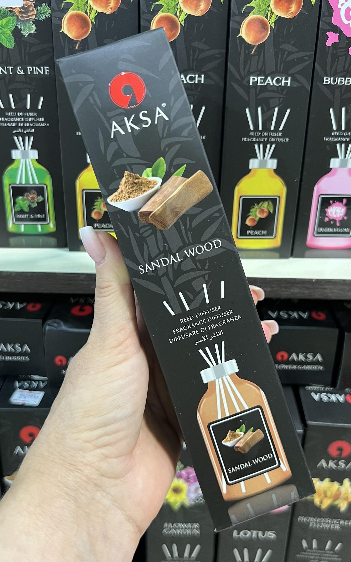 Ароматический диффузор для дома Сандаловое Дерево Sandal Wood Aksa 100 мл