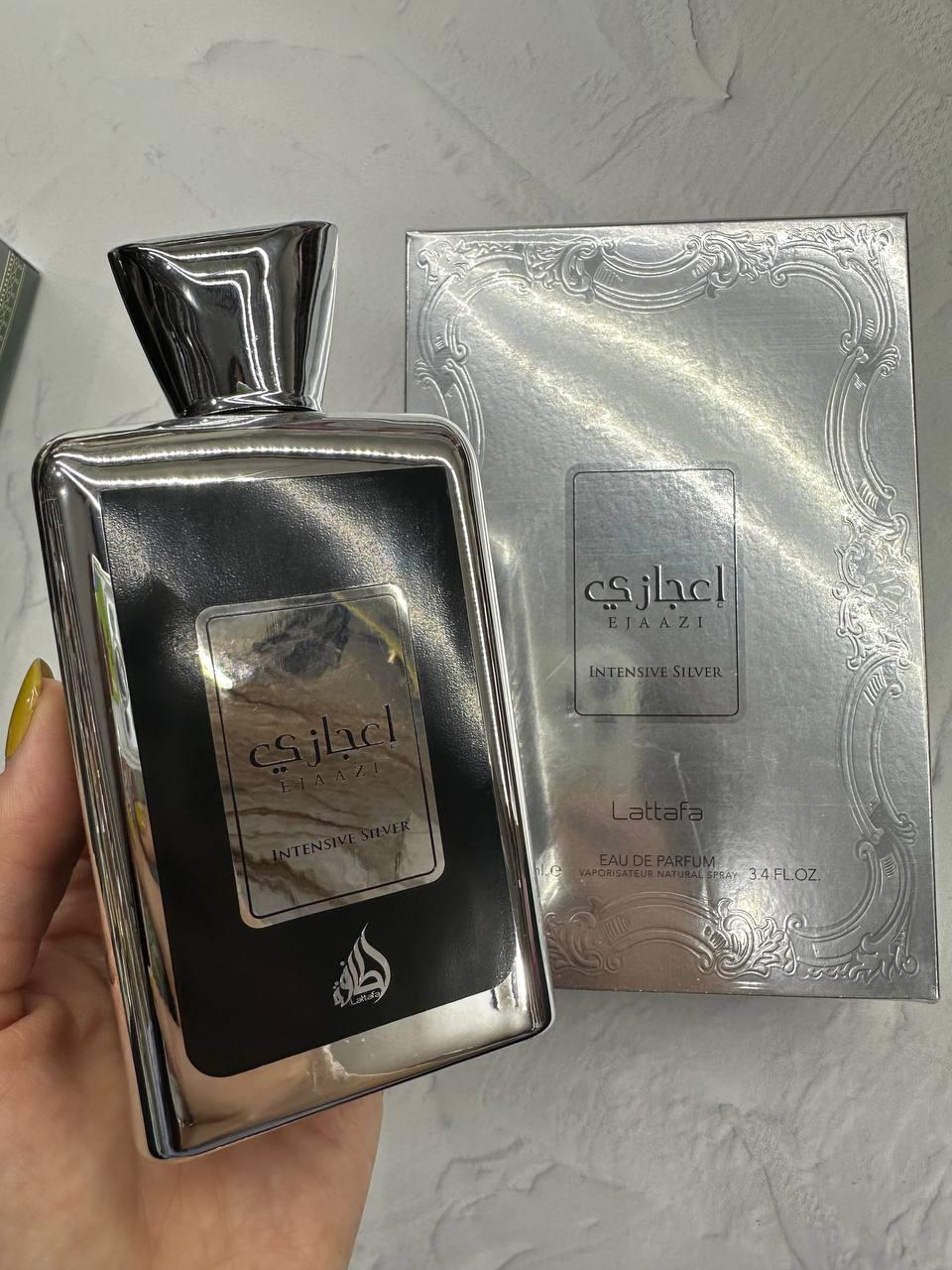 Духи Эджаази Интенс Сильвер Латтафа Парфюмерия Ejaazi Intensive Silver Lattafa Perfumes
