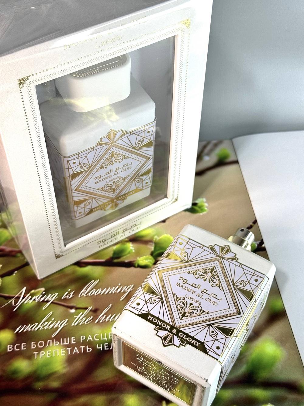 Духи Баде Аль Уд Хонор и Глори Латафа Парфюм Bade'e Al Oud Honor & Glory Lattafa Perfumes 100 мл (копия)
