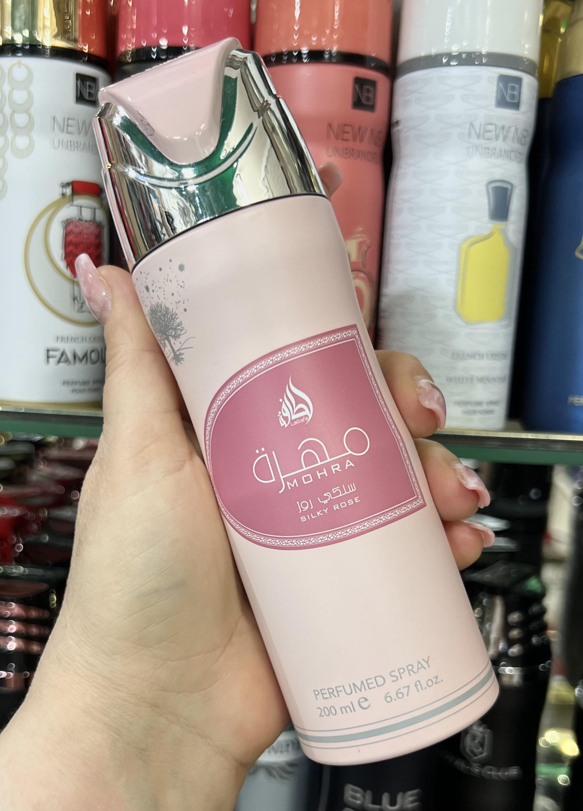 Дезодорант Мохра Шелковистая Латтафа Pоза Mohra Silky Rose Lattafa