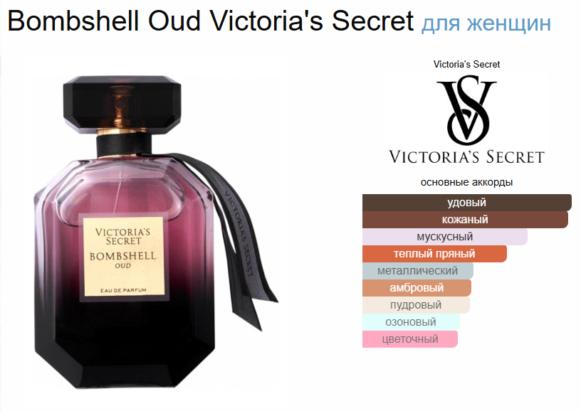 Бомбшелл Уд Виктория Секрет Bombshell Oud Victoria's Secret EDP 100 мл