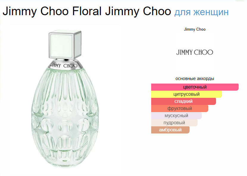 Джимми Чу Флорал Jimmy Choo Floral EDT 90 мл