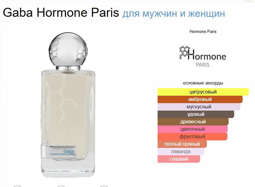 Габа Гормон Париж Gaba Hormone Paris 100 мл