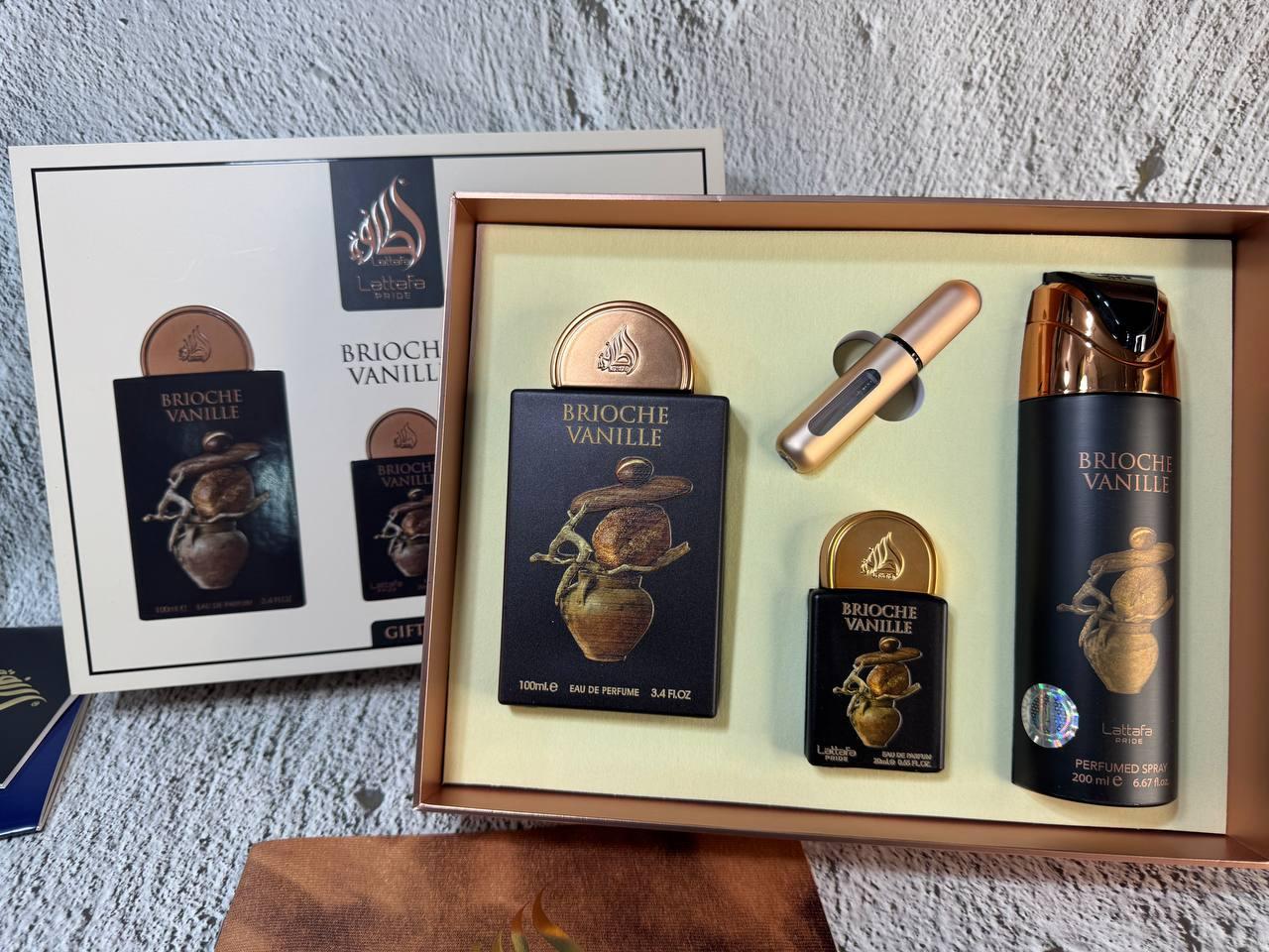 Подарочный набор Brioche Vanille Lattafa Perfumes Бриошь Ваниль Латафа Парфюм
