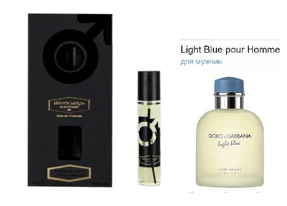 NARKOTIC ROSE & VIP 3011 Дольче Габбана Лайт Блю Мужской D&G Light Blue pour Homme 25 мл