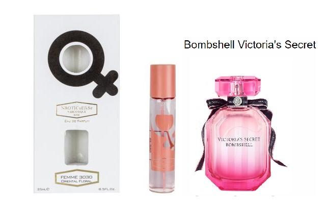 Духи NARKOTIC ROSE & VIP 3030 Виктория Сикрет Бомбшел Victoria's secret Bombshell 25 мл