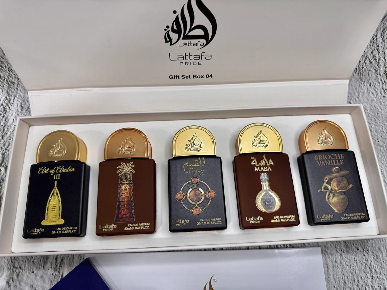 Подарочный набор Lattafa Pride Giff Set Box Латафа Парфюм 5 шт по 20 мл