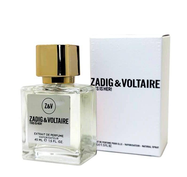 Духи Задиг Вольтер Женский А+ Zadig & Voltaire This is Her 45 мл