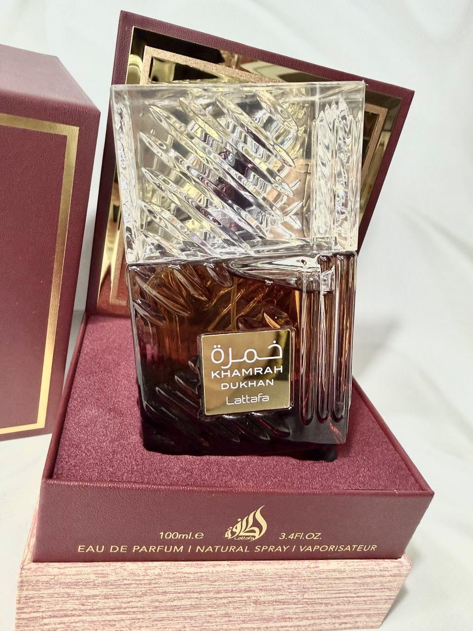 Духи Кхамра Духан Латафа Парфюм Khamrah Dukhan Lattafa Perfumes 100 мл